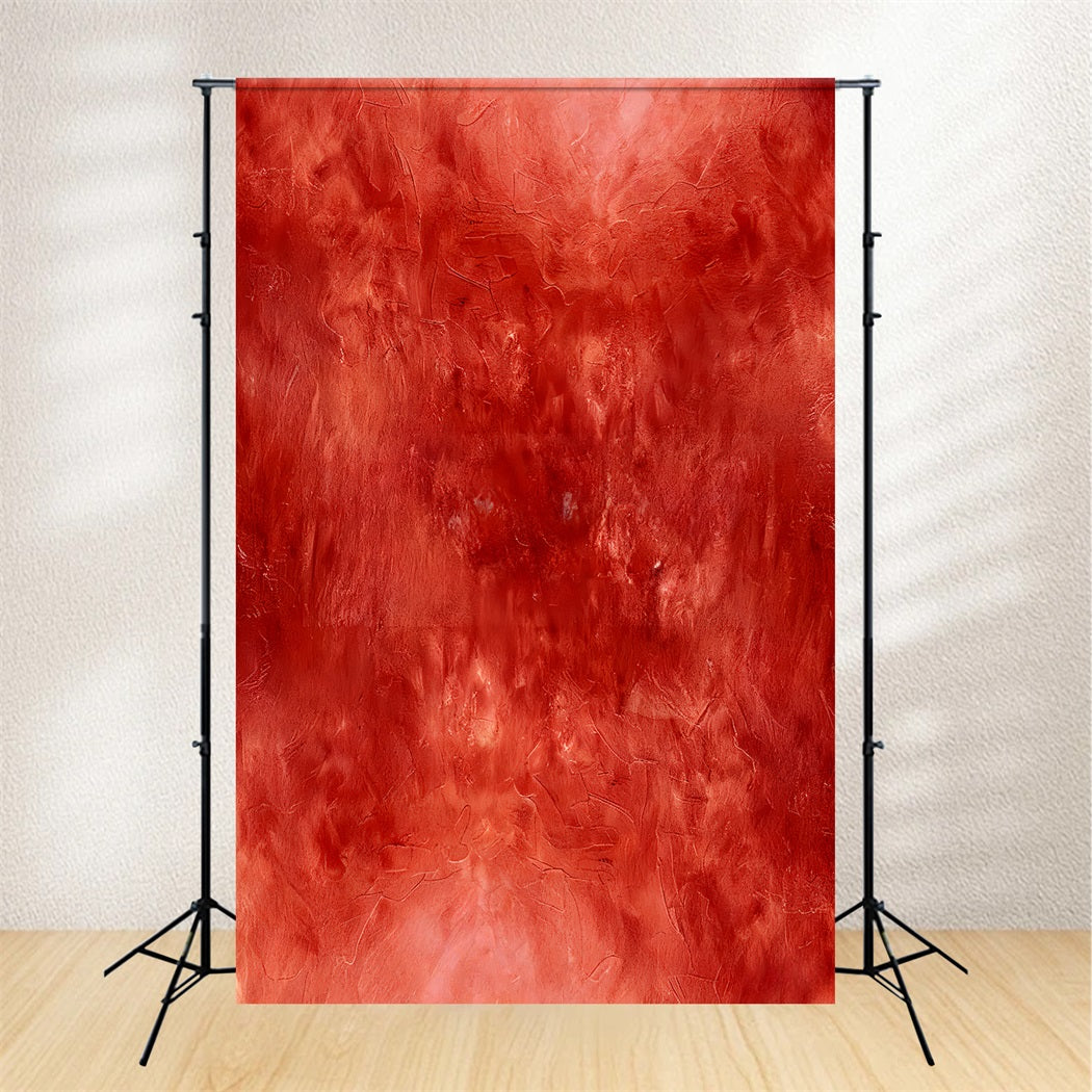 Professional Portrait Backdrop Crimson Textured Abstract Surface Portrait Backdrops UK LXX59-451