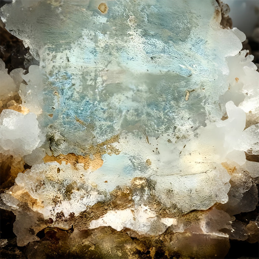 Concrete Wall Backdrop Weathered Blue Earth Texture Portrait Studio Backdrop UK LXX59-456