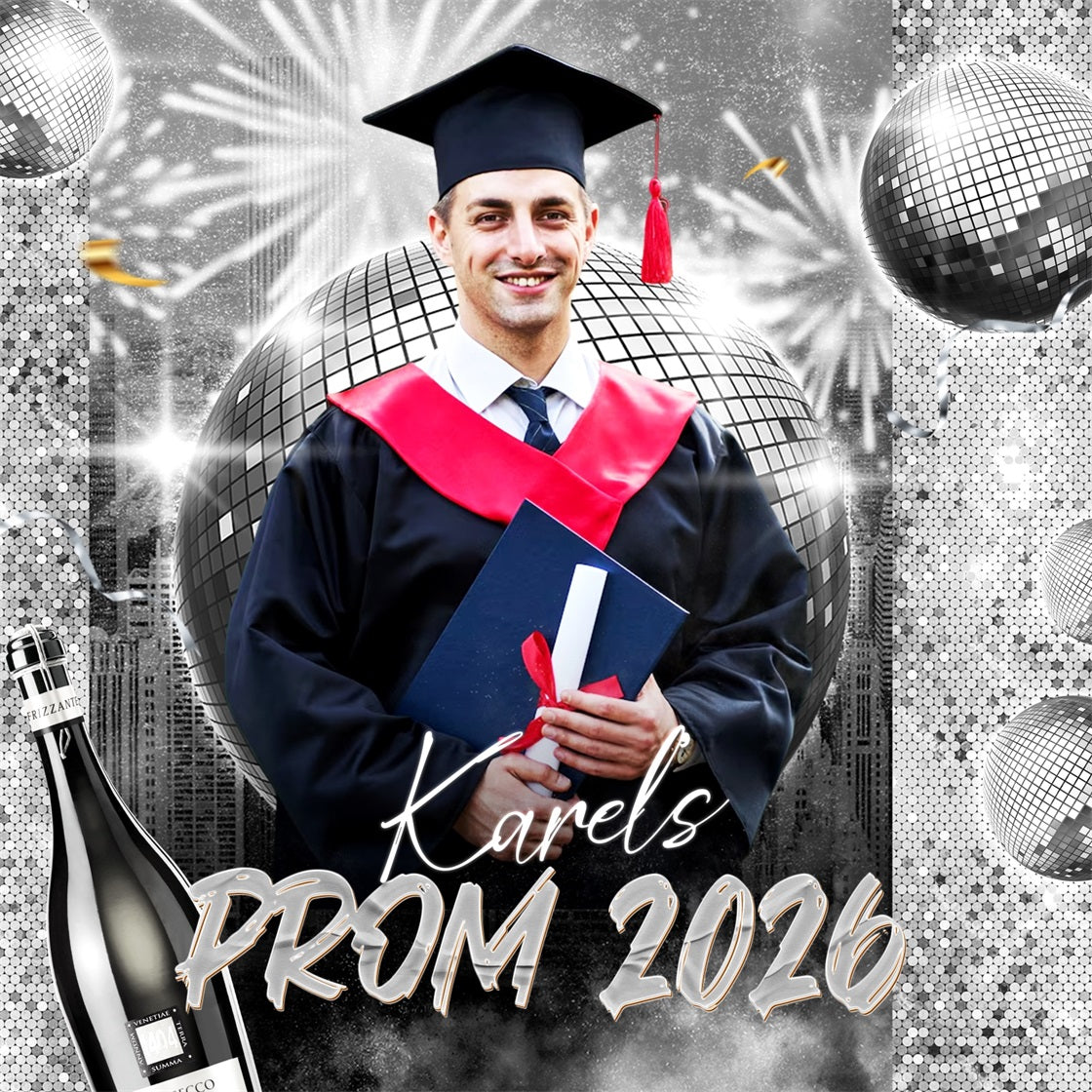 Prom Backdrops Silver Spotlight Disco Custom Party Graduation Backdrop UK LXX6-155