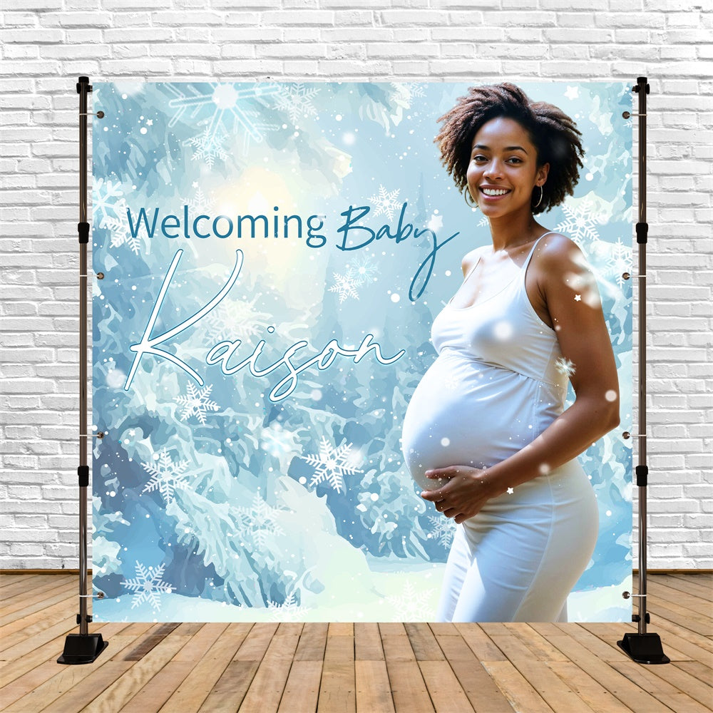 Baby Shower Backdrop Ideas Winter Wonderland Custom Backdrop UK LXX6-222