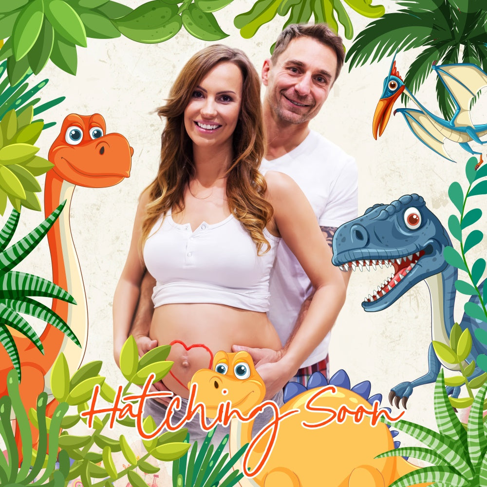 Backdrops For Baby Shower Dino Jungle Bash Custom Backdrop UK LXX6-236