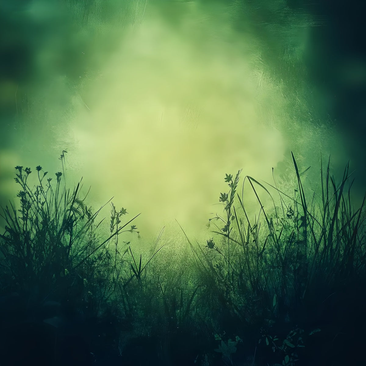 Photo Portrait Backdrop Verdant Meadow Glow Mist Studio Portrait Backdrops UK LXX61-11
