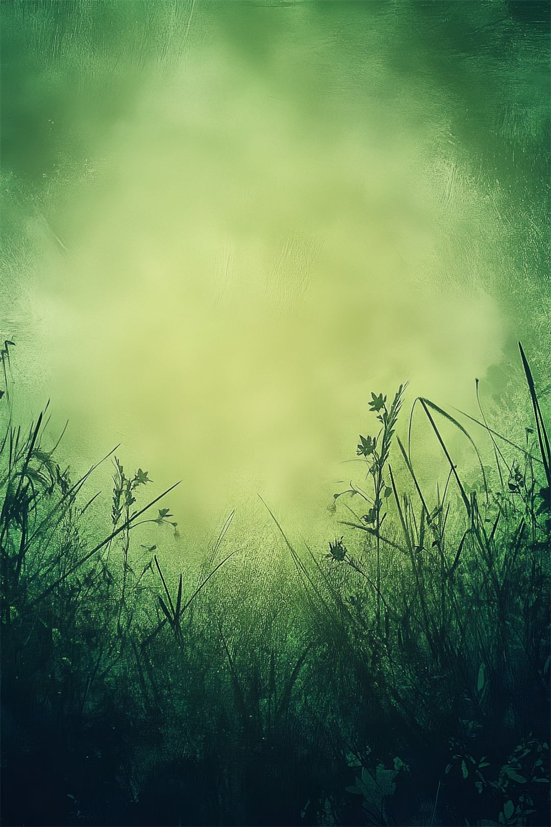 Photo Portrait Backdrop Verdant Meadow Glow Mist Studio Portrait Backdrops UK LXX61-11
