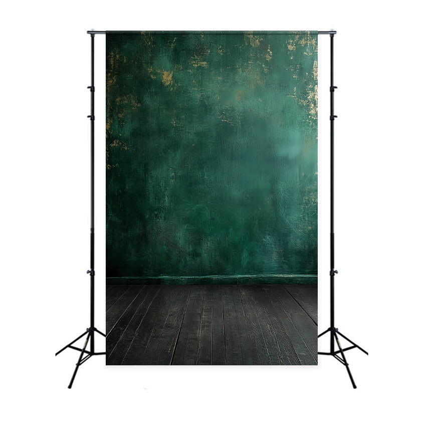 Professional Portrait Backdrop Deep Teal Distressed Wall Portrait Backdrop UK LXX61-14