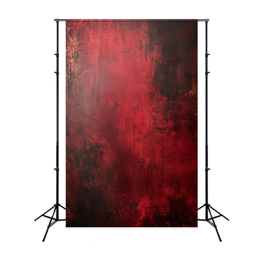 Portrait Backdrops Crimson Shadow Abstract Texture Red Photography Backdrop UK LXX61-17
