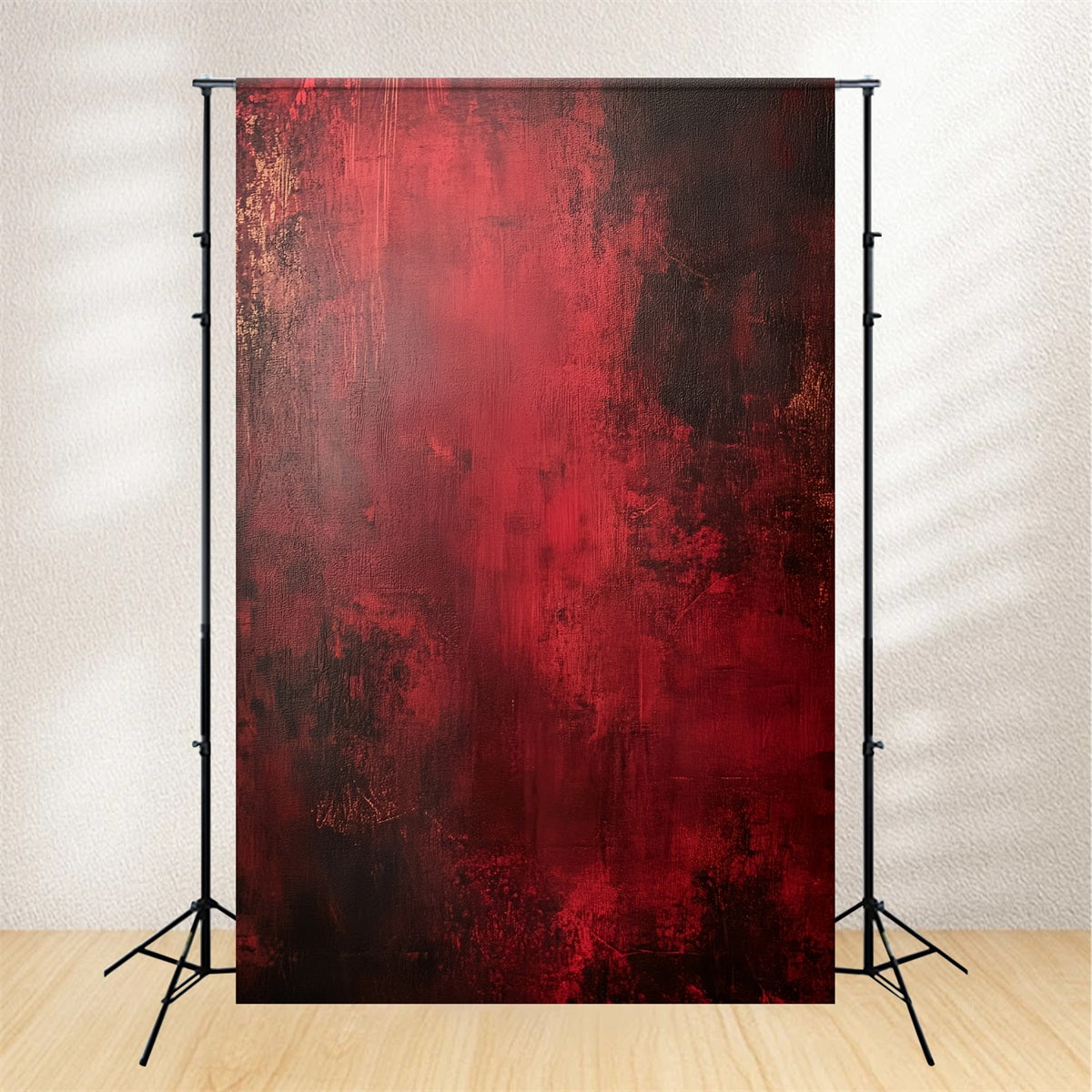 Portrait Backdrops Crimson Shadow Abstract Texture Red Photography Backdrop UK LXX61-17