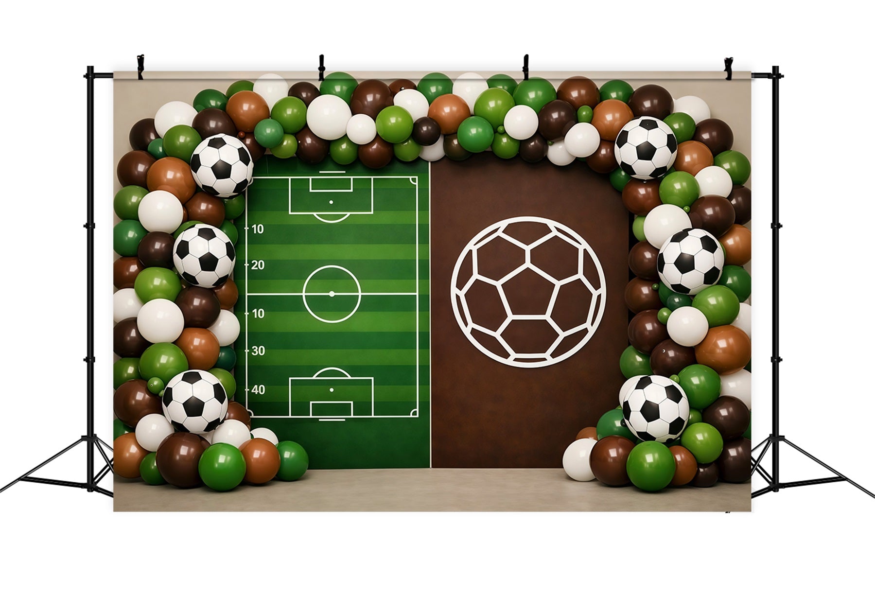 Soccer Photo Backdrop Playbook Balloon Arch Display Sports Backdrops For Photography UK LXX61-222