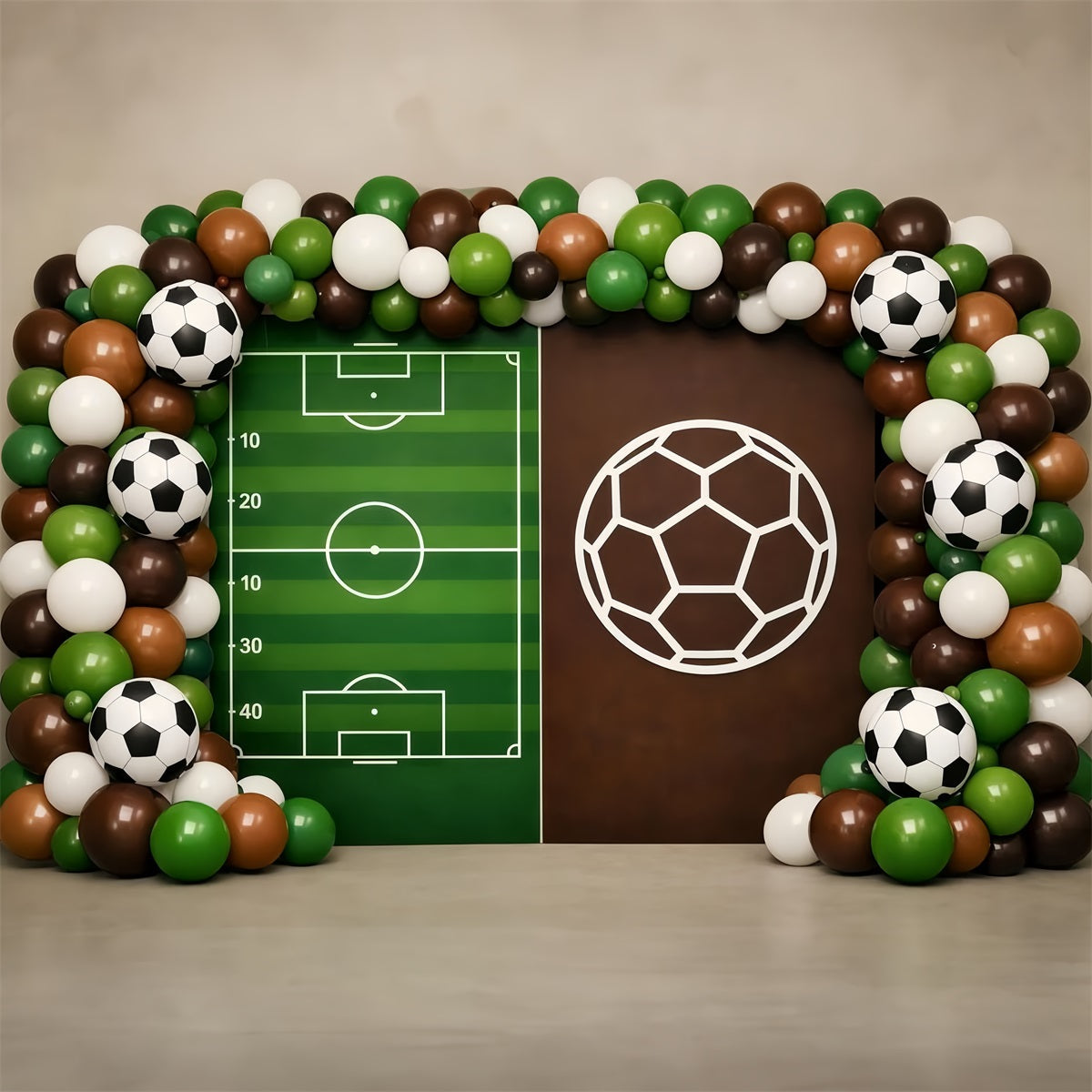 Soccer Photo Backdrop Playbook Balloon Arch Display Sports Backdrops For Photography UK LXX61-222