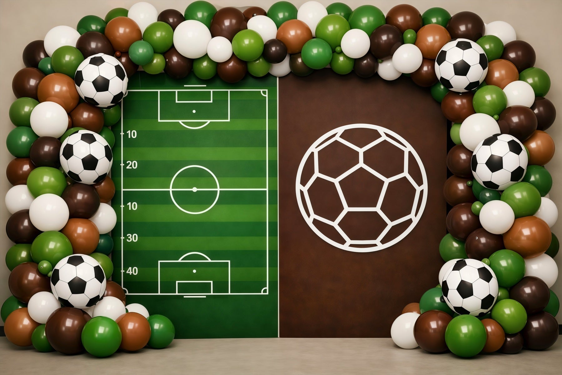 Soccer Photo Backdrop Playbook Balloon Arch Display Sports Backdrops For Photography UK LXX61-222
