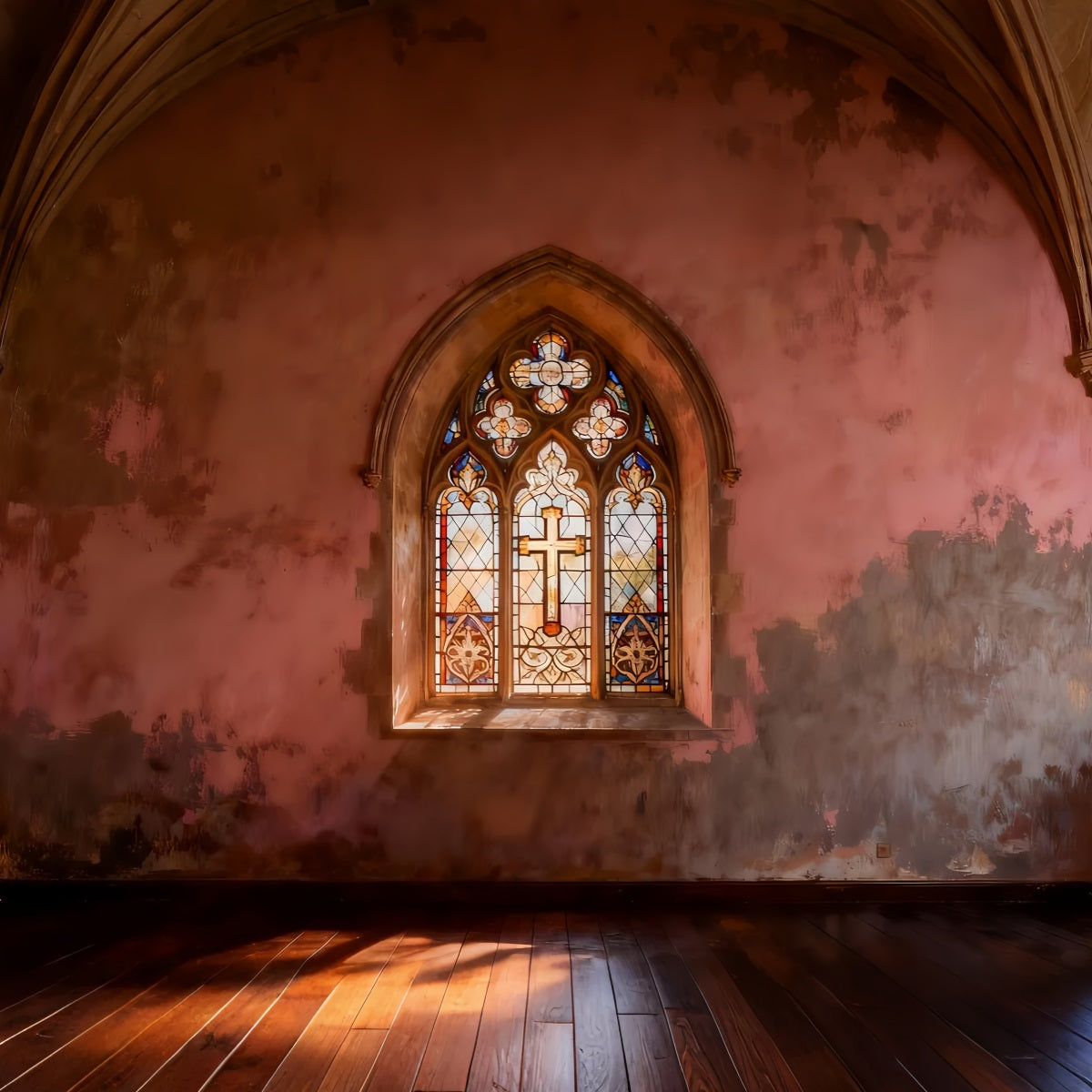 Church Easter Photo Backdrop Ideas Church Stained Glass Cross 10x10 Easter Backdrops UK LXX61-41