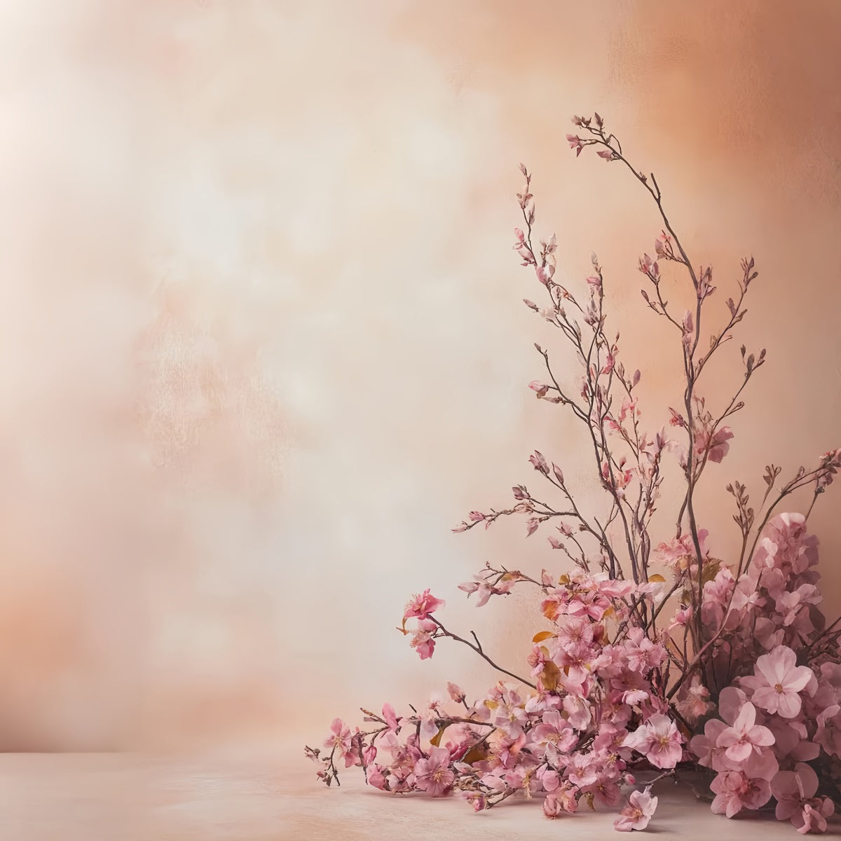 Portrait Photography Backdrop Blush Cherry Blossom Studio Portrait Backdrops UK LXX61-5