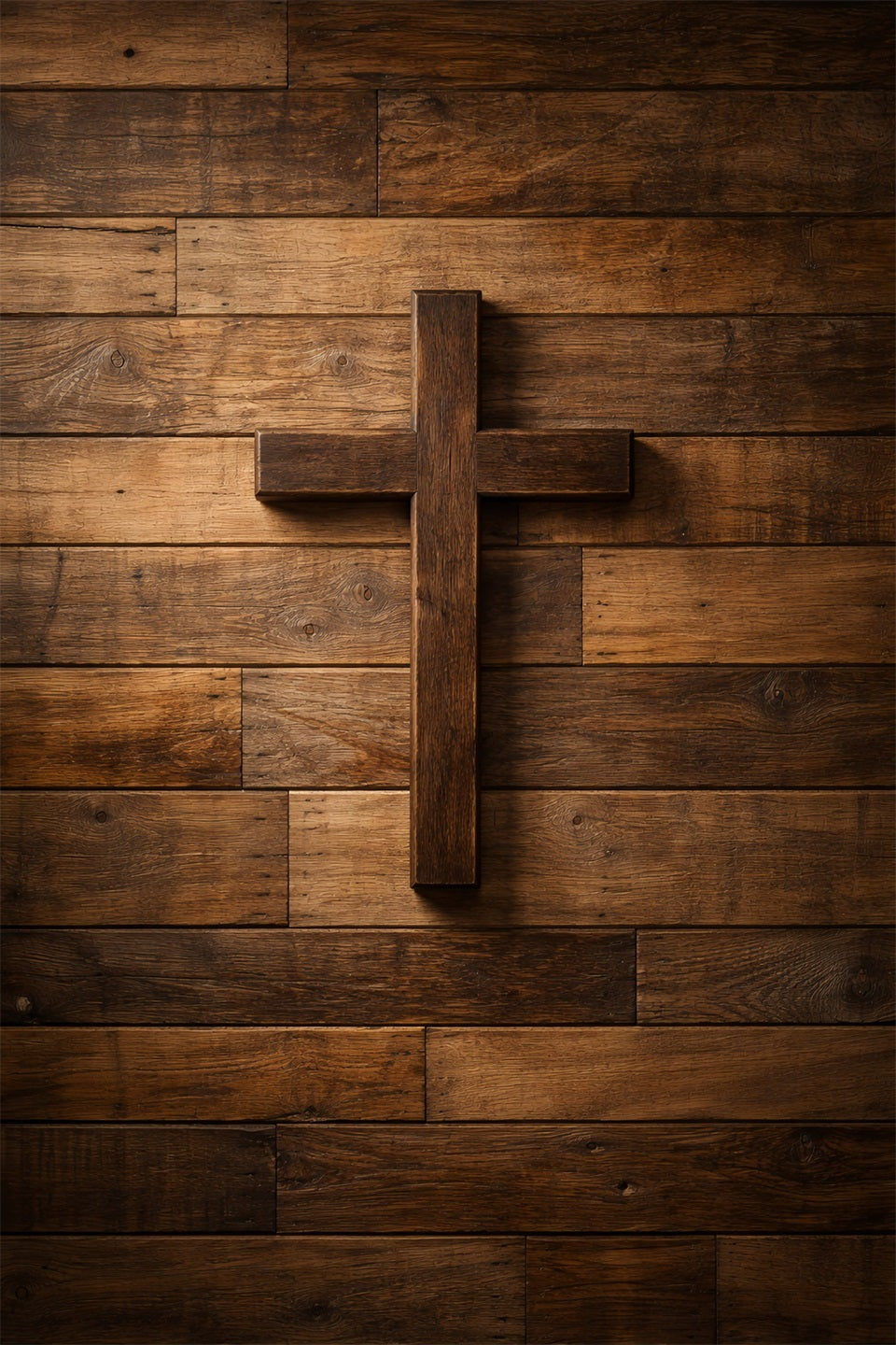 Christian Easter Backdrops Rustic Wooden Cross Wall Photo Backdrops Easter UK LXX61-50