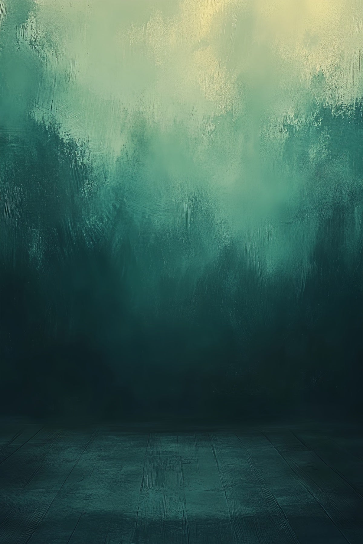 Photography Portrait Backdrop Teal Ombre Studio Texture Green Photo Backdrop UK LXX61-9