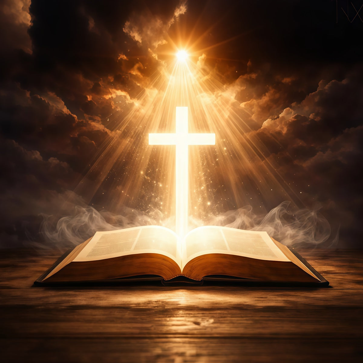 Church Easter Backdrop Radiant Cross Holy Scripture Glow Easter Backdrop Ideas UK LXX62-36
