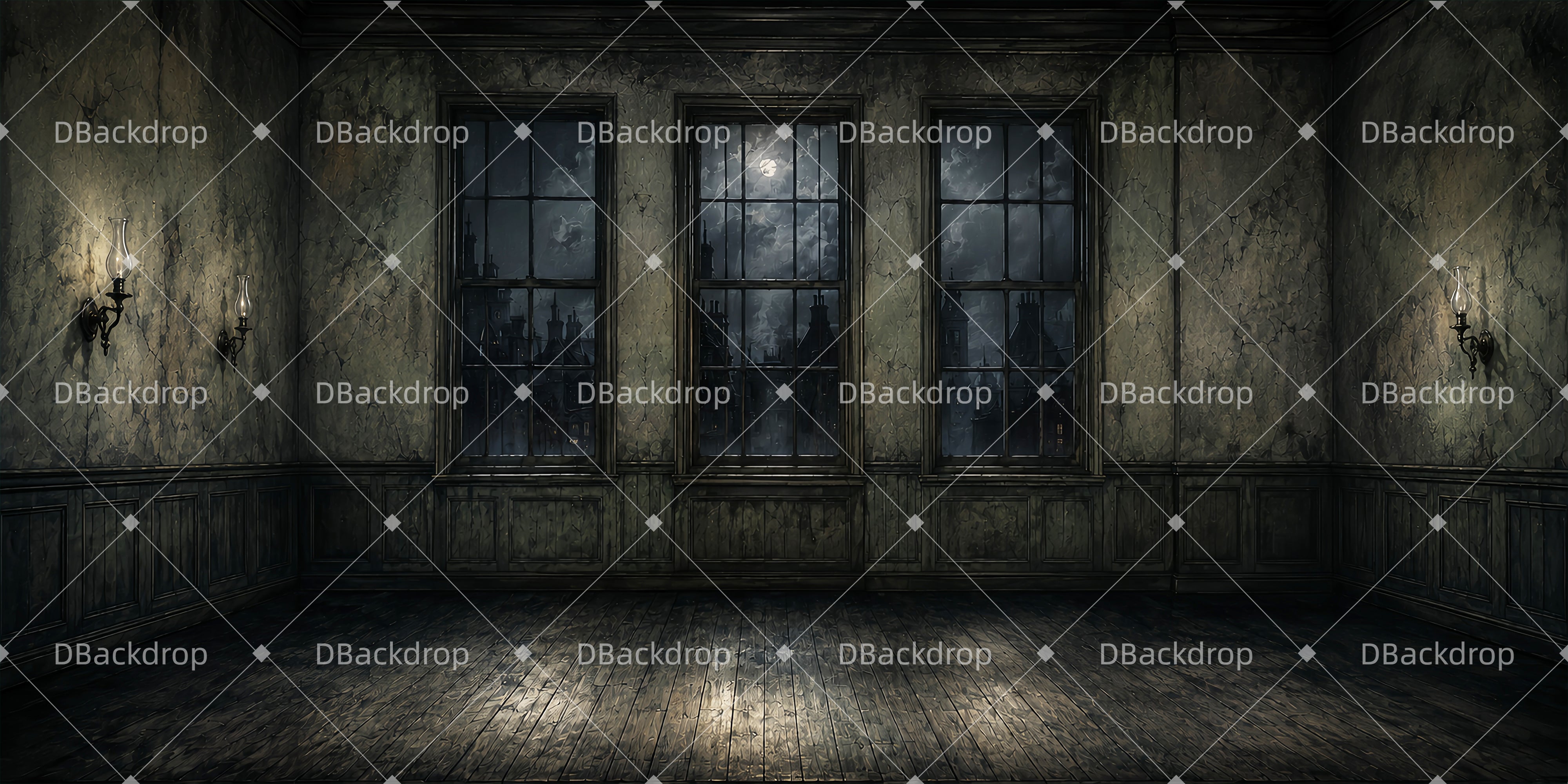 Backdrop For Theater Play Vintage Hospital Ward Stage Backdrops UK LXX65-T51