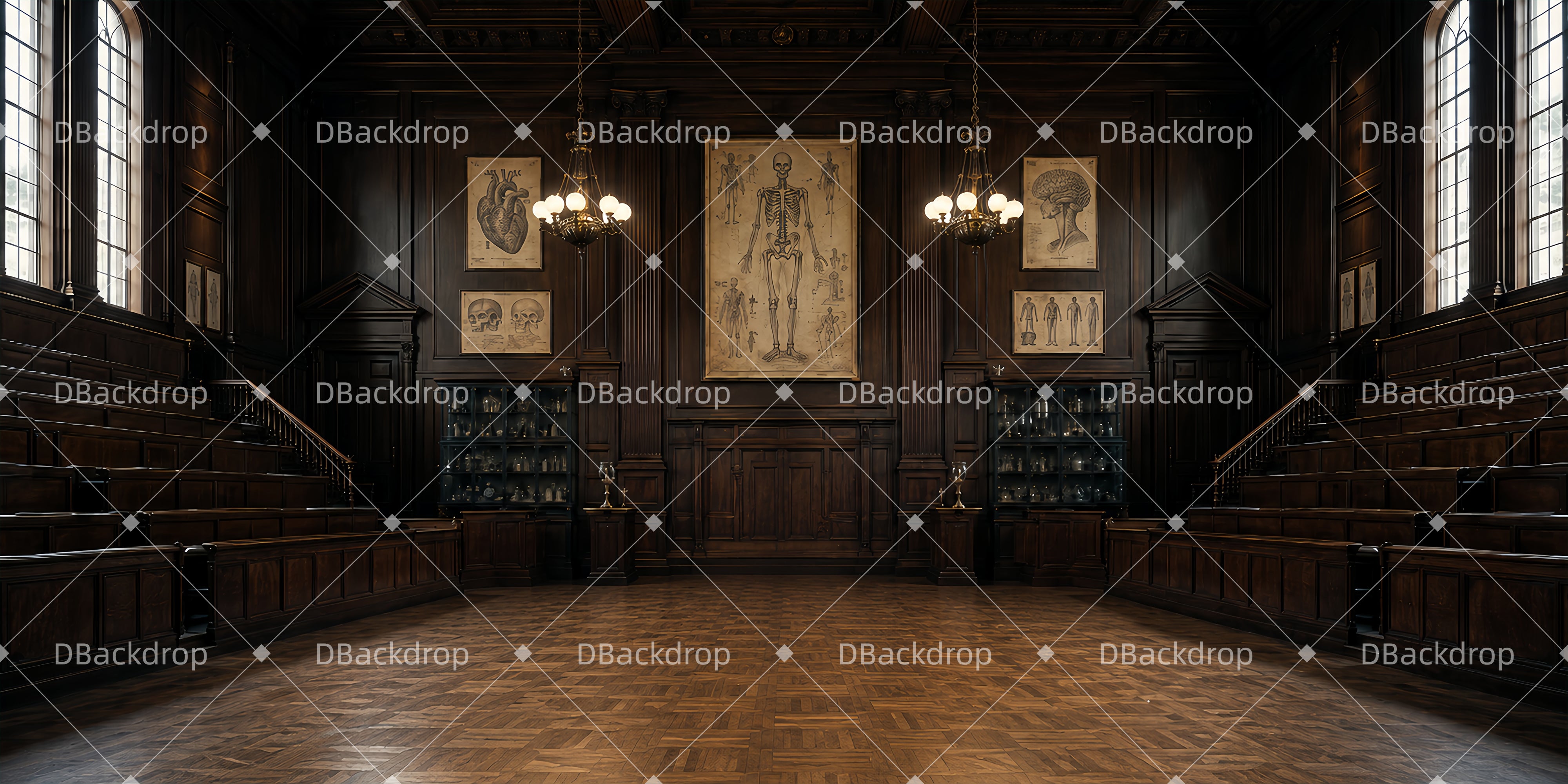 Stage Backdrop Ideas Victorian Medical Theater Performance Backdrops UK LXX65-T53