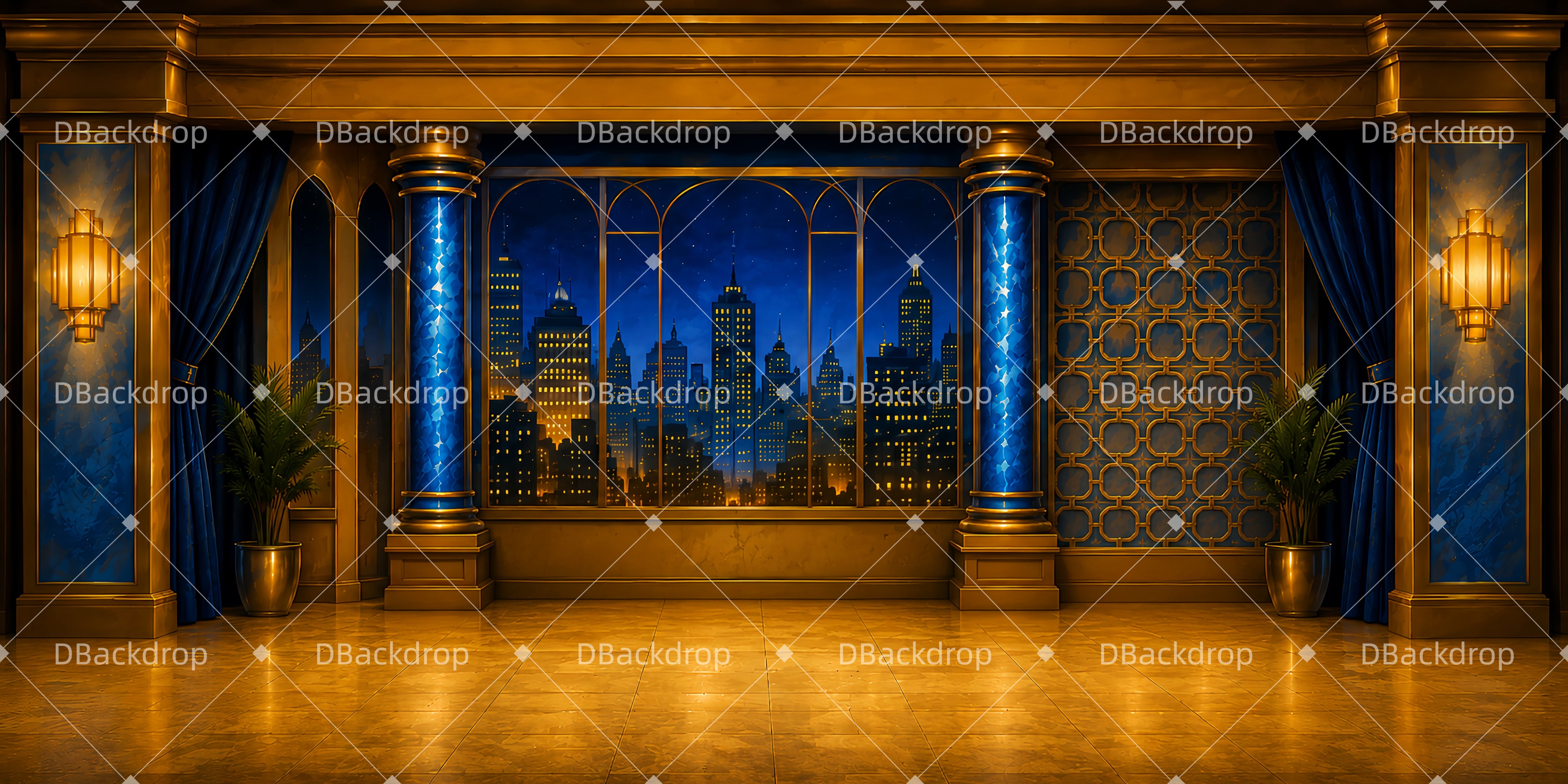 Cheap Theater Backdrops Talk Show Studio Stage Backdrop Ideas UK LXX66-T14