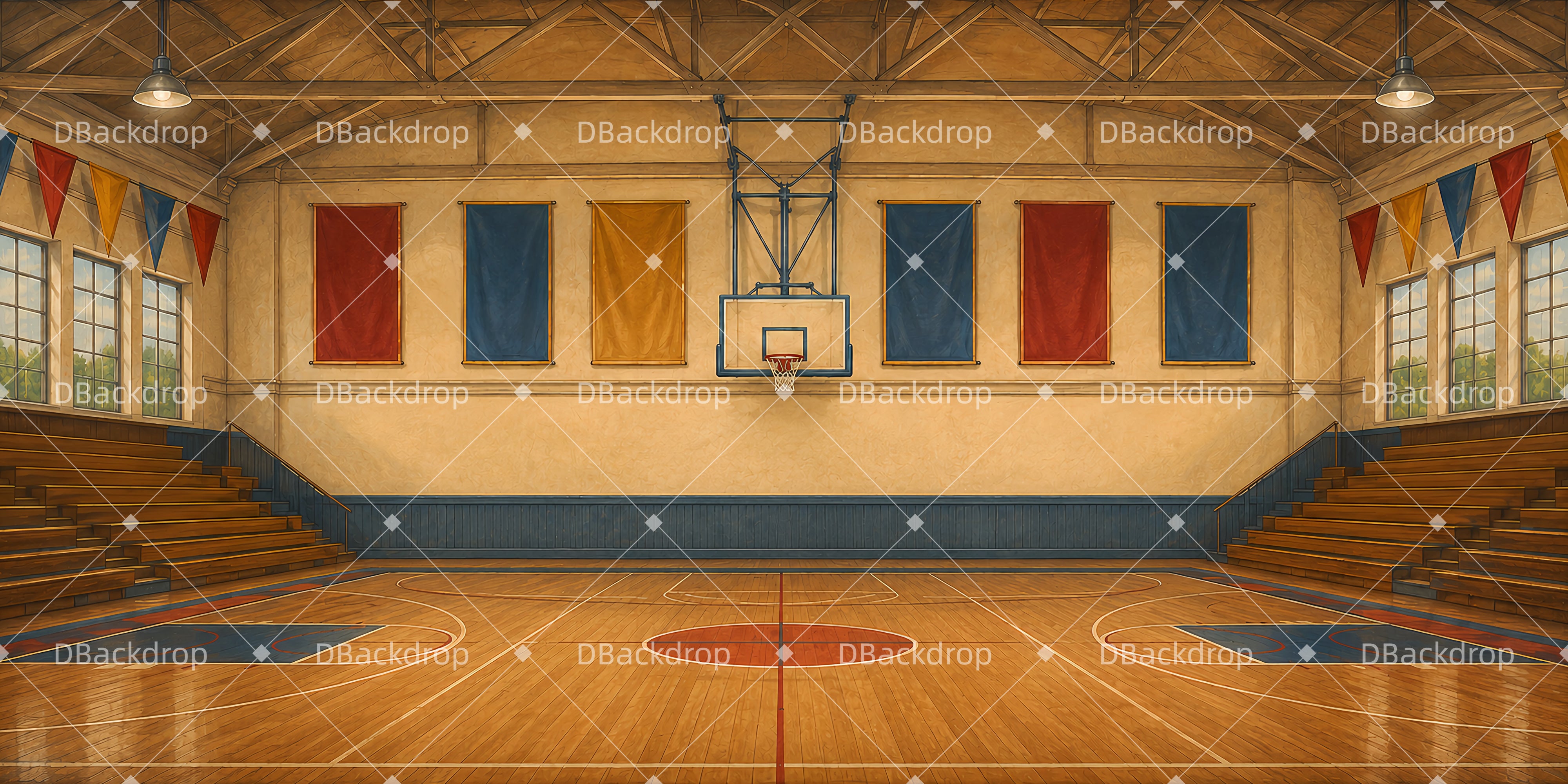 Theater Stage Backdrops High School UK Gymnasium School Play Backdrops LXX66-T90