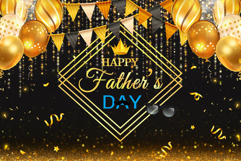 Father’s Day Balloons Banner Decor Backdrop UK M-55