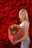 Flower Red Roses Backdrop for Photography UK M-60