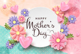 Mother’s Day Flowers Decoration Backdrop UK M-64