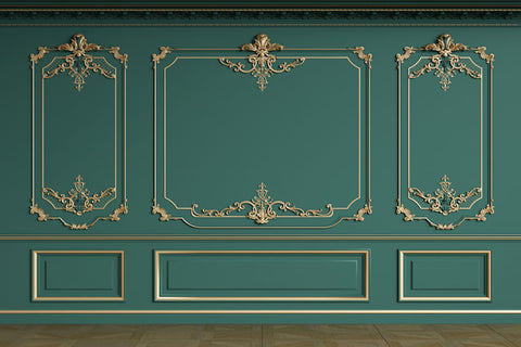 Classic Interior Wall with Moulding Backdrop UK M-71