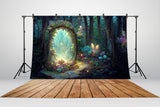 Fantasy Oil Painting Forest Photography Backdrop UK M-76
