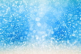 Blue Sea Water Glitter Bubble Bokeh Backdrop UK M-81