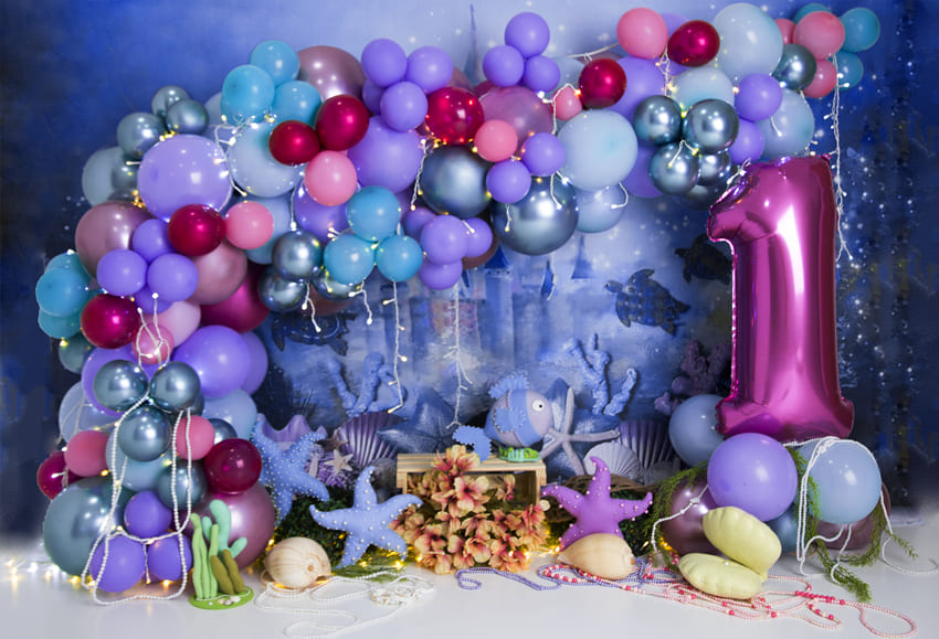 1st Birthday Backdrop Cake Smash Decoration UK M-85