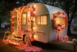 Flower Ambiance Lighted Caravan Backdrop M1-09