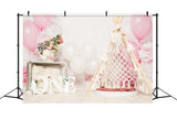 Valentine's Day Balloon Rope Weaving Tent Romantic Backdrop M1-27