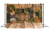 Easter Carrot Shop Wooden Board Decorative Backdrop M1-32