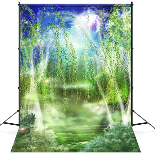 Fantasy Style Wonderland Forest Clouds Backdrop M1-65