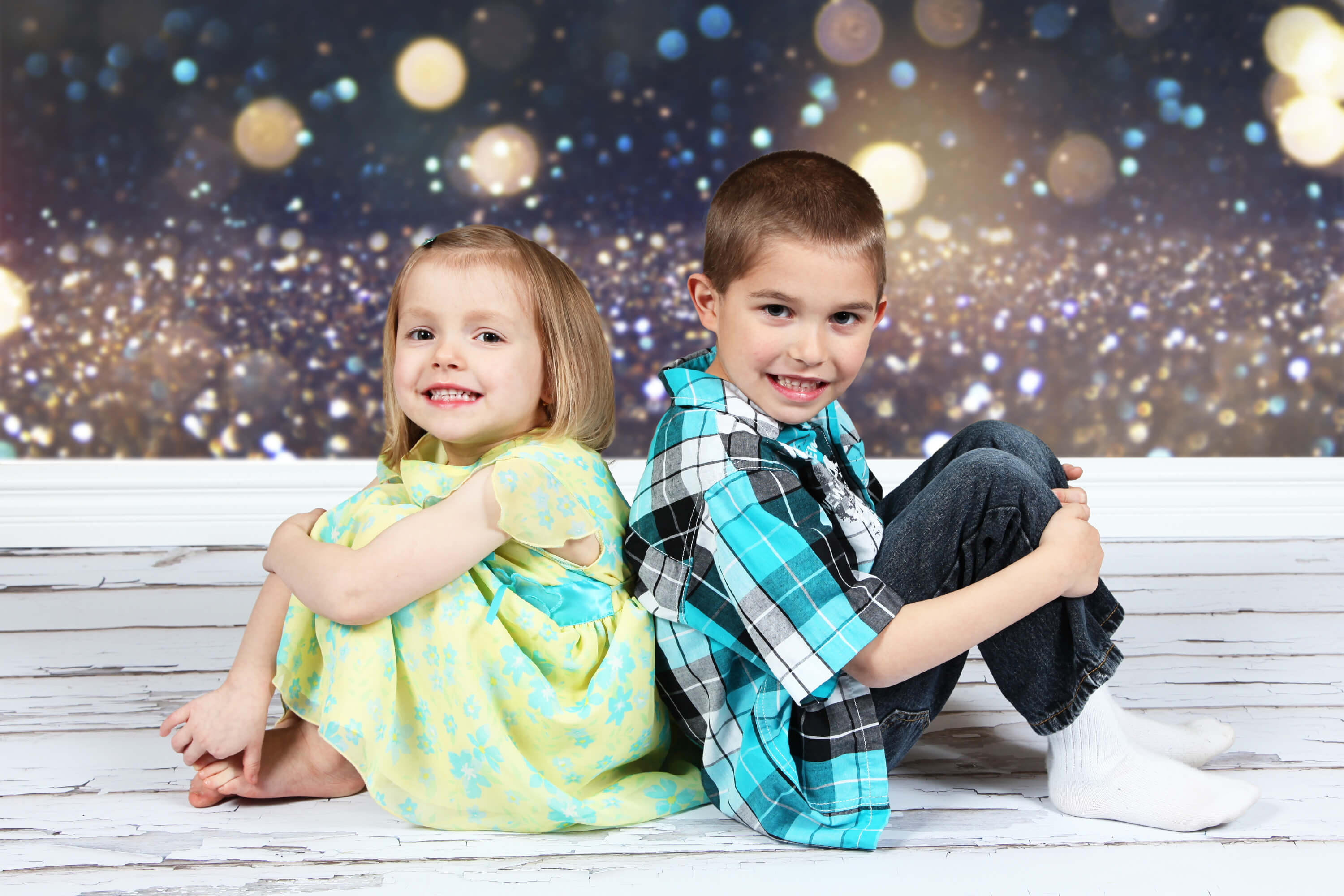 Blurry Glitter Lights Bokeh Photography Backdrop UK M10-75