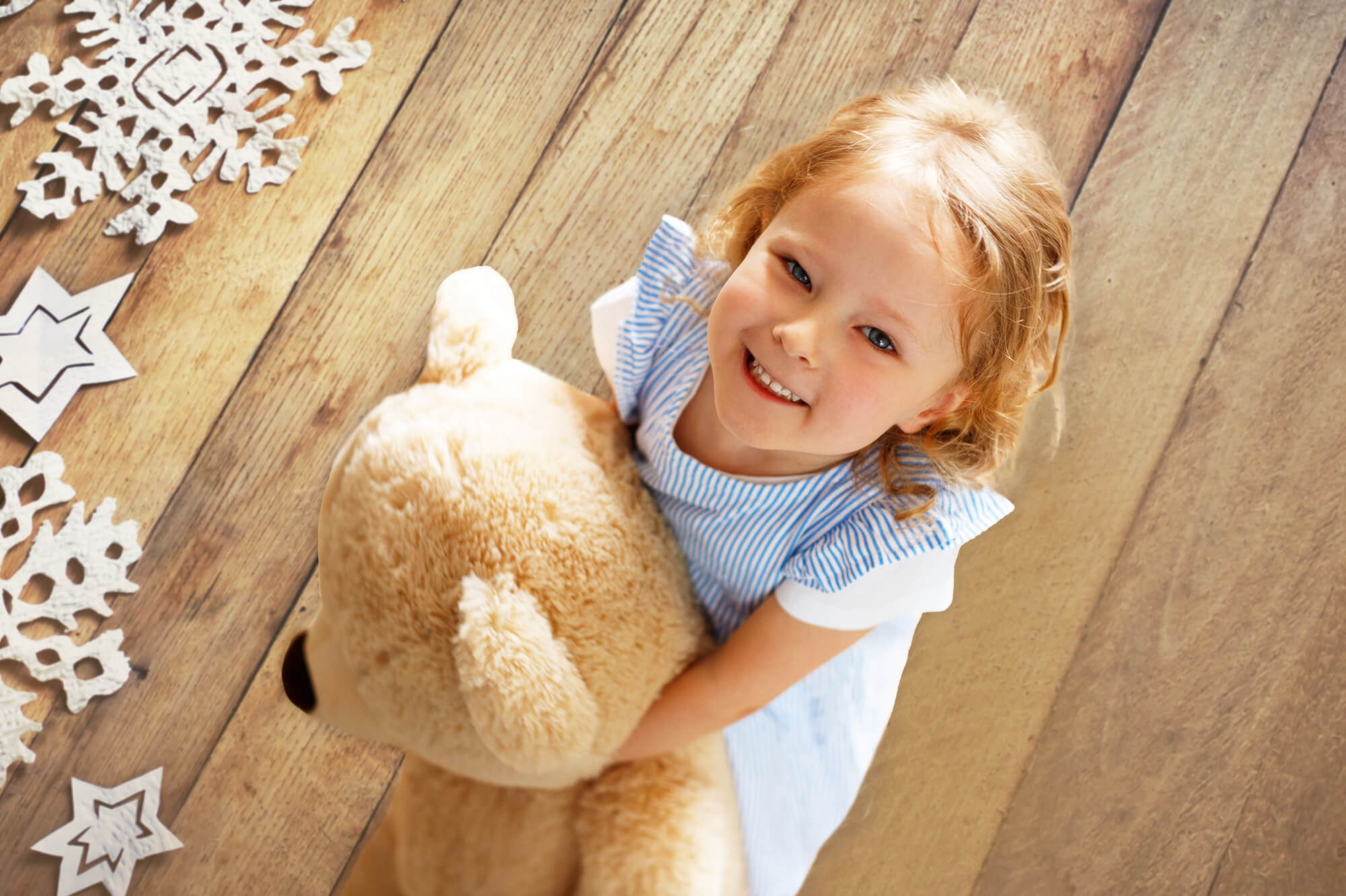 Rustic Snowflakes Wood Photography Backdrop UK M11-55