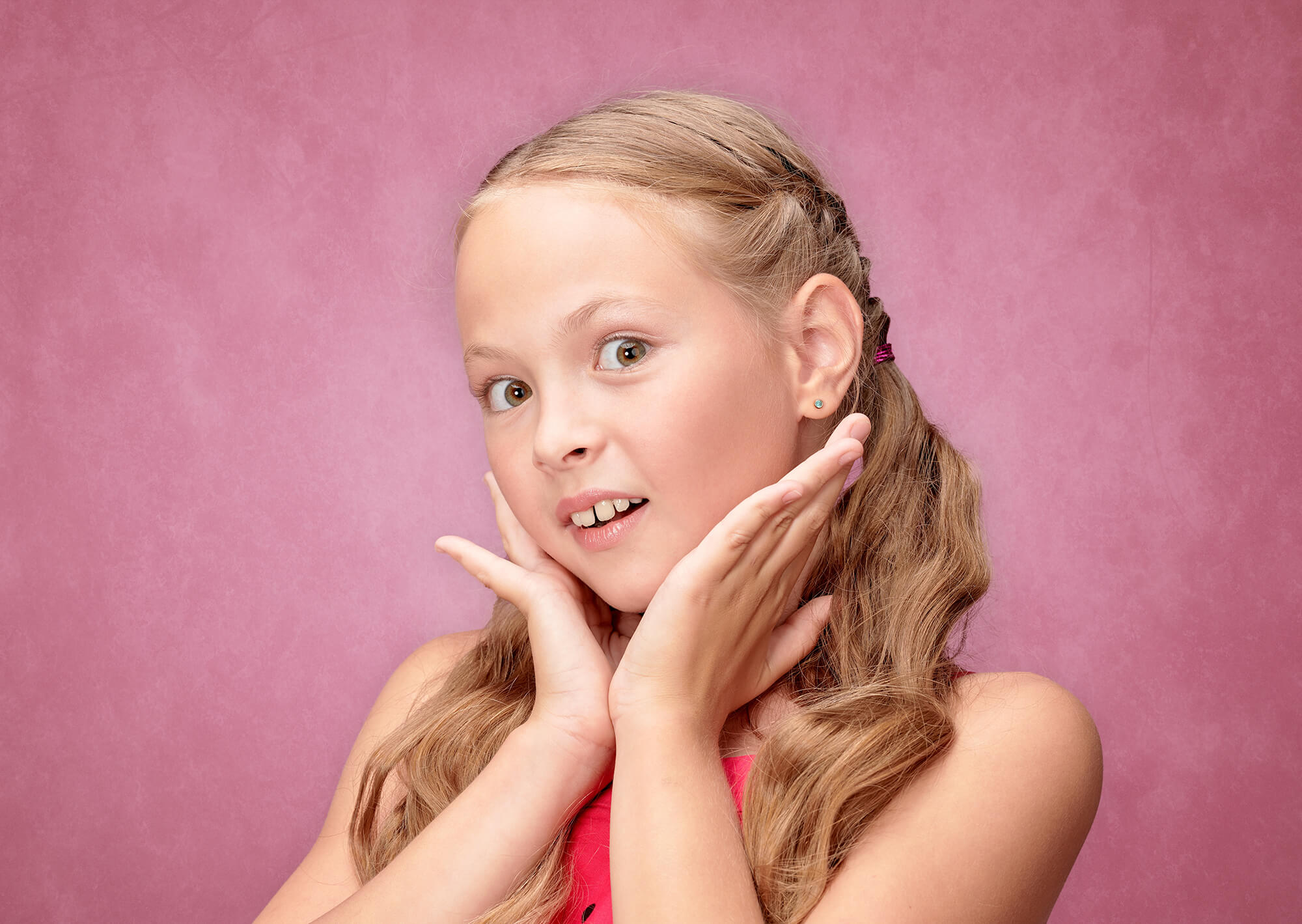 Abstract Petal Pink Backdrop for Studio Photography UK M2-01