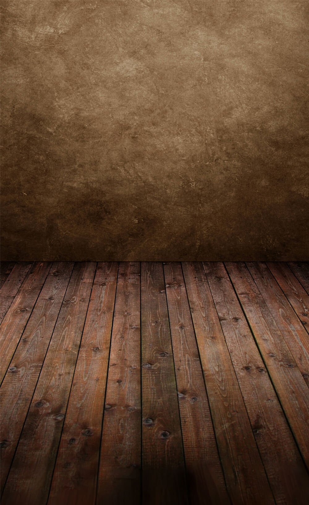 Wood Sweep Vintage Brown Photography Backdrop UK M2-04