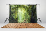 Art Painting Jungle Photo Booth Backdrop UK M5-102