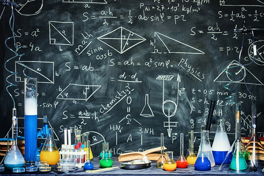 Back To School Science Laboratory Backdrop UK M5-103