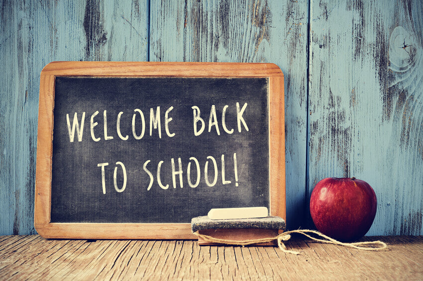 Welcome Back To School Blackboard Backdrop UK M5-114