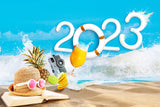 2023 Summer Beach Party Travel Backdrop UK M5-126