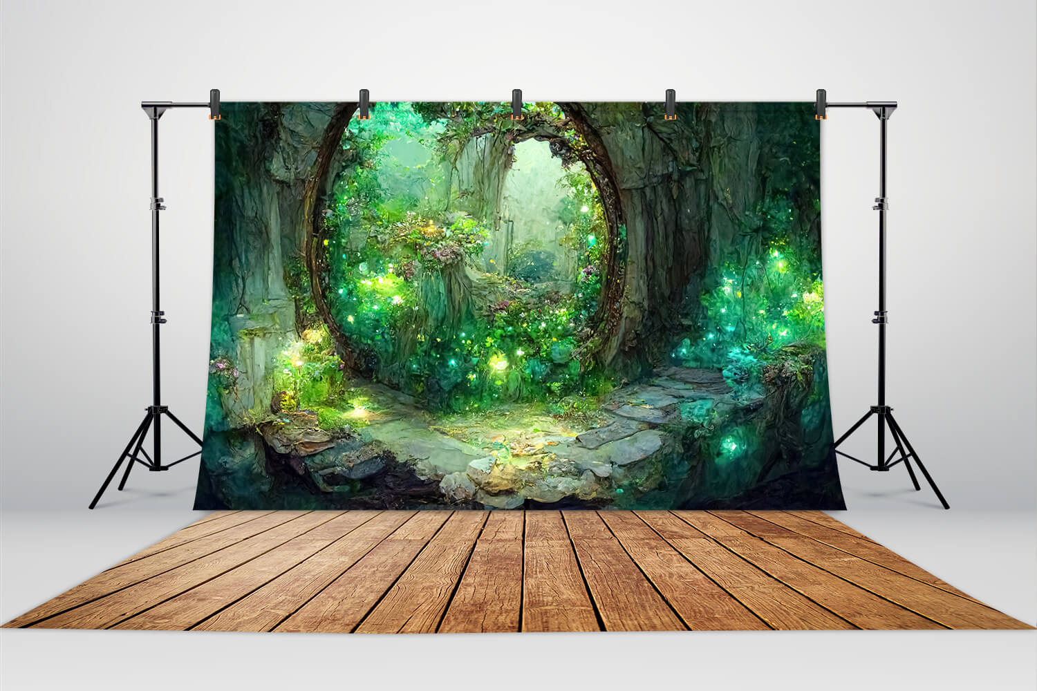 Magic Forest Door Fairy Tale Backdrop UK M5-48