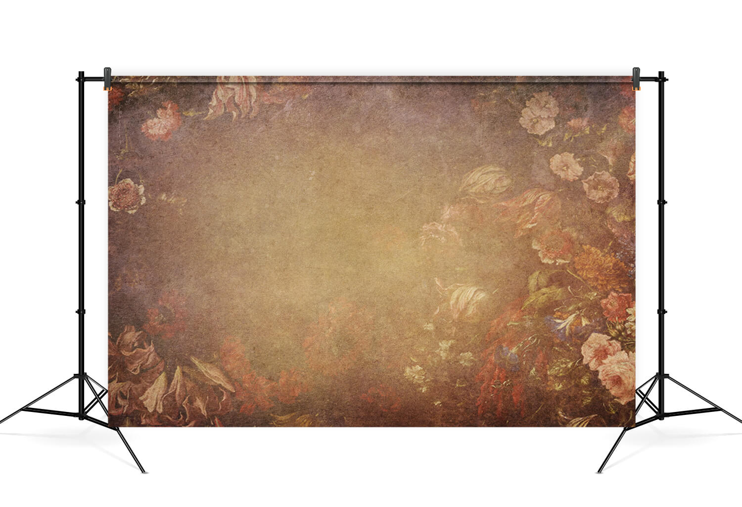 Old Master Abstract Textured Floral Backdrop UK M6-106