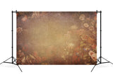 Old Master Abstract Textured Floral Backdrop UK M6-106