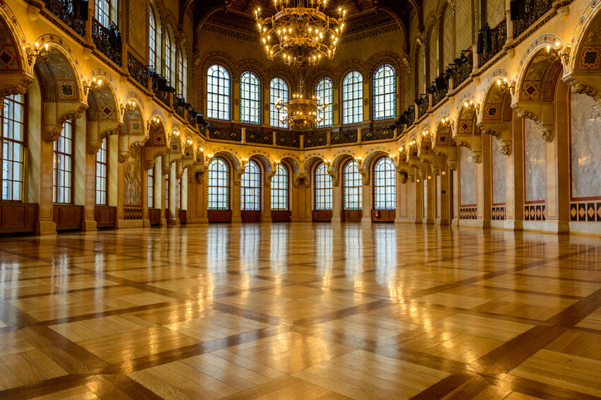 Beautiful Ball Room Dance Hall Backdrop UK M6-11