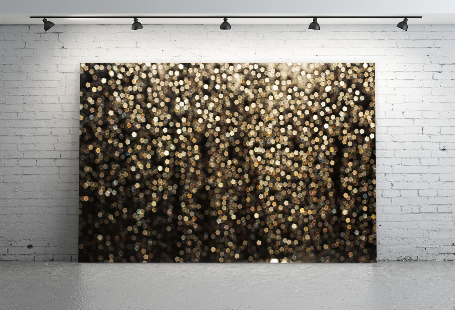 Gold Glitter Bokeh Backdrop Party Decorations UK M6-12