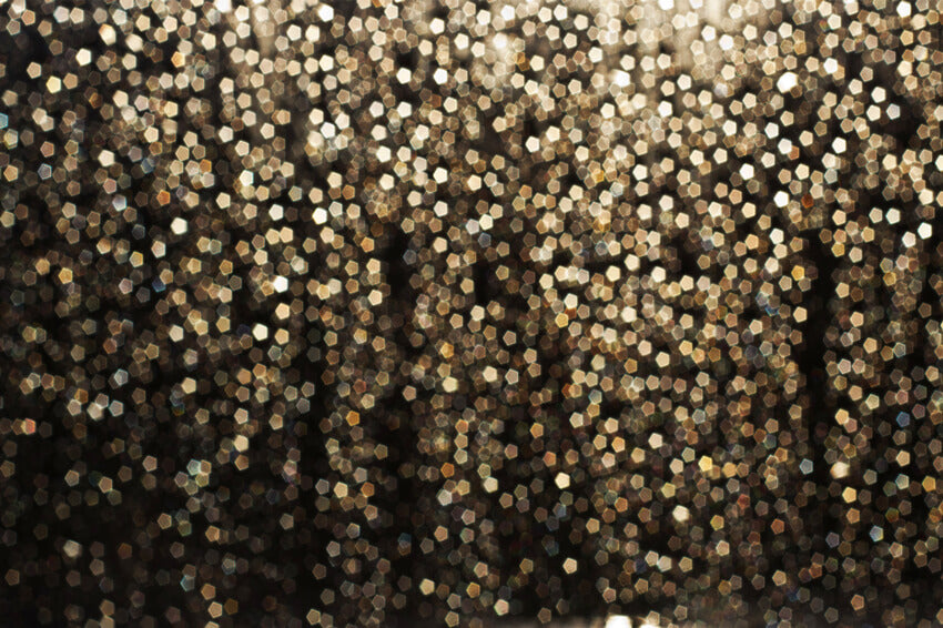 Gold Glitter Bokeh Backdrop Party Decorations UK M6-12