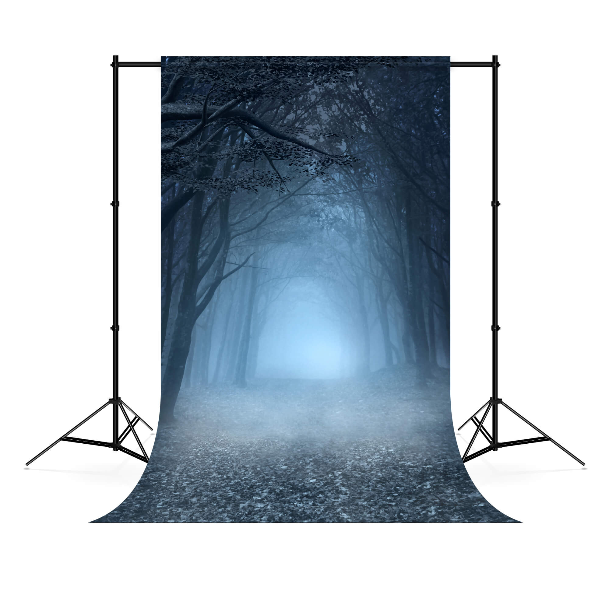 Misty Forest Halloween Photography Backdrop UK M6-127