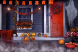 Pumpkin Halloween Party Decoration Backdrop UK M6-128