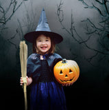 Spooky Tree Night Mist Halloween Backdrop UK M6-133
